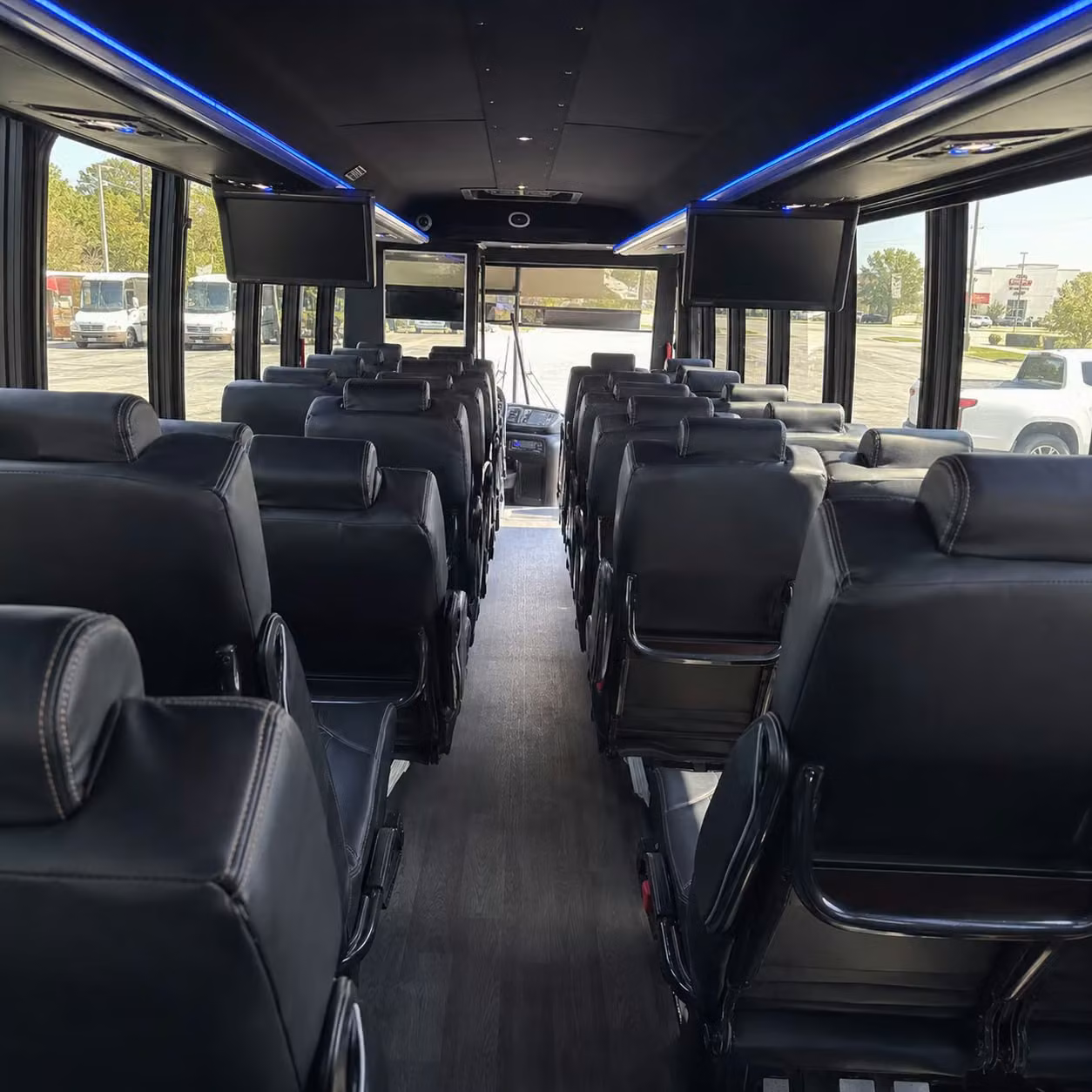 28 passenger minibus inside