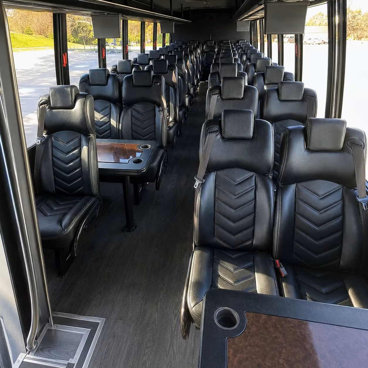 30 passenger minibus inside