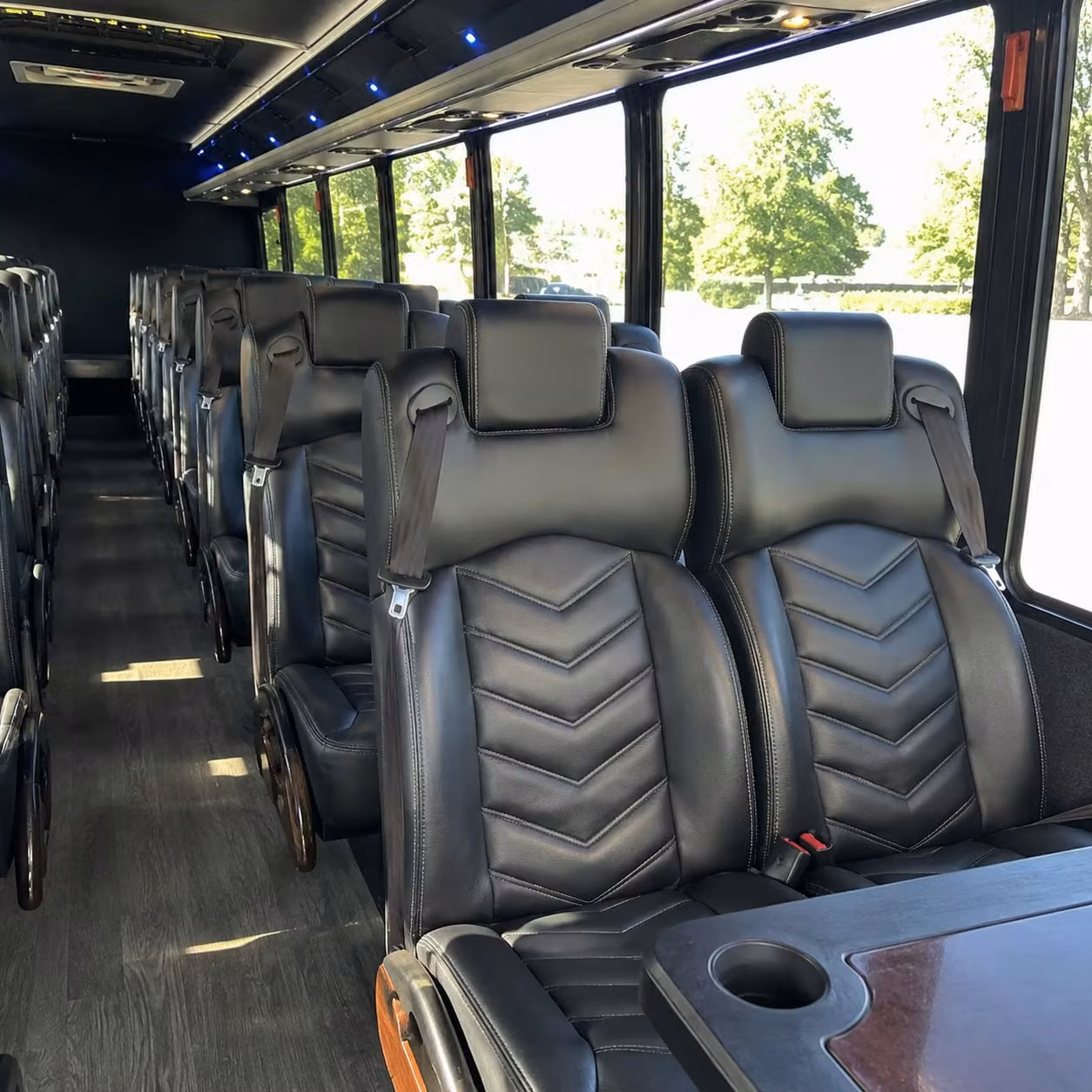 35 passenger minibus interior
