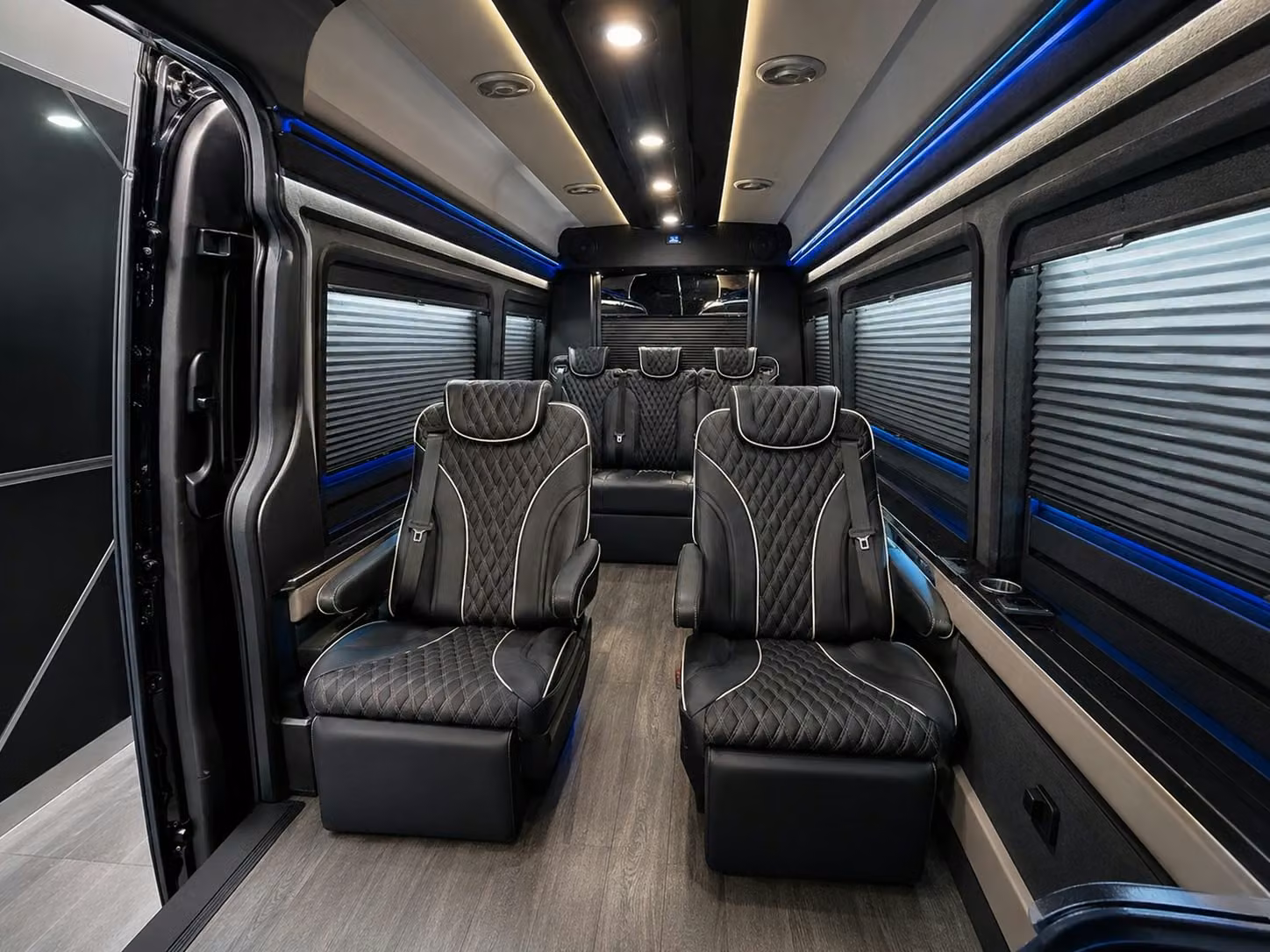 instead of splitting your group rent one bus for your hayward airport transfer