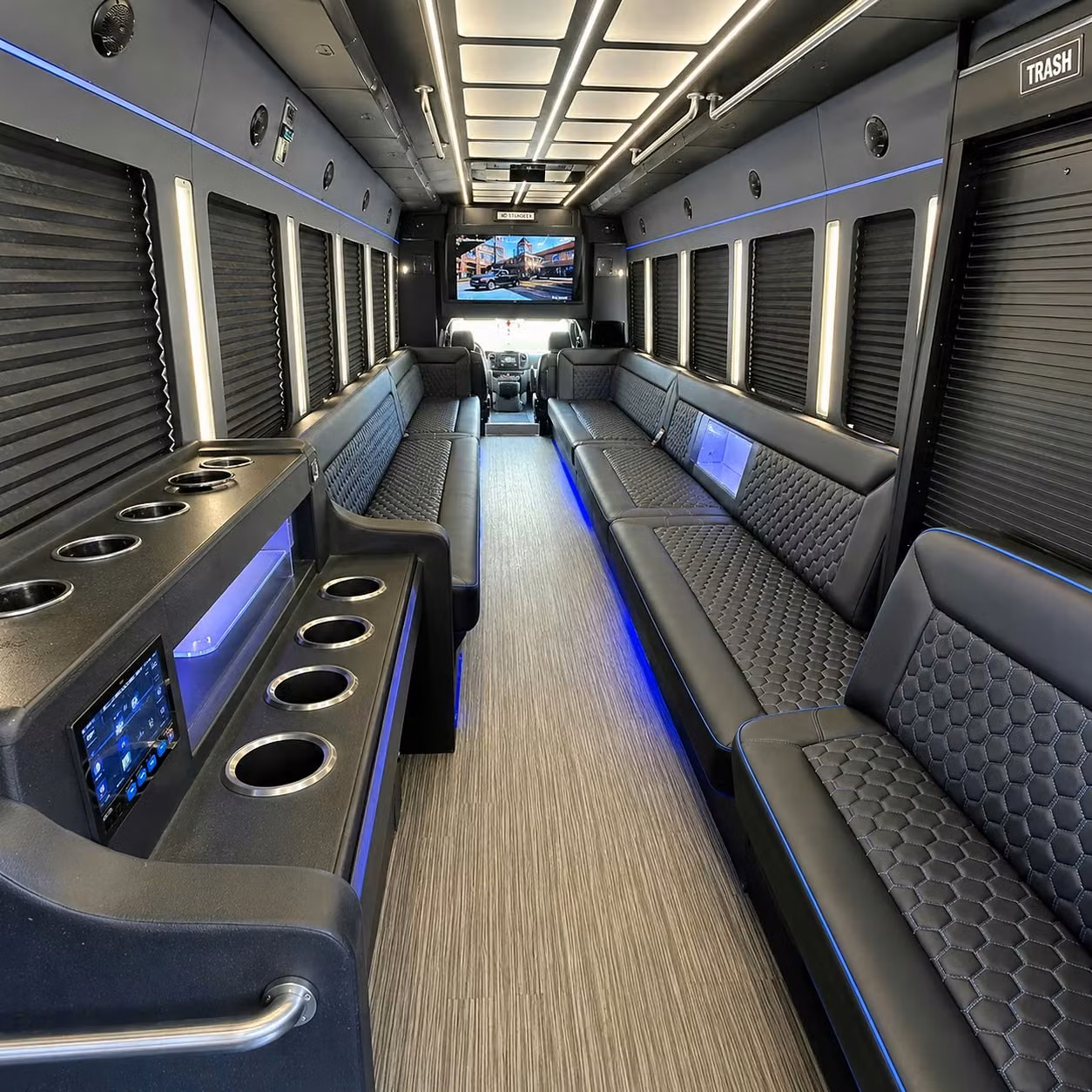 party bus interior