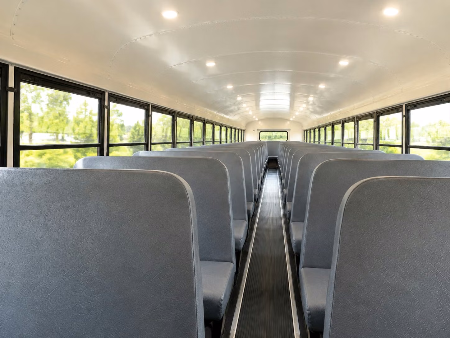 school bus interior